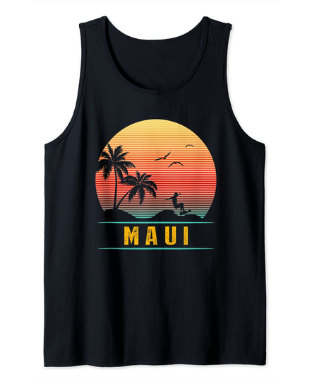 Maui Beach Island Vintage Gift Tank Top