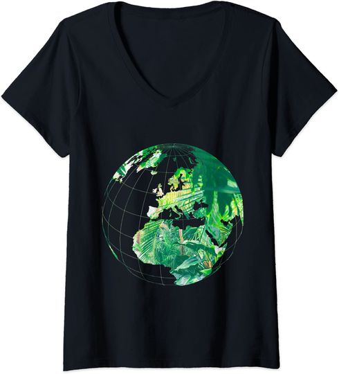 Tropical Forest View In A Globe Biosphere Wilderness Park T-shirt