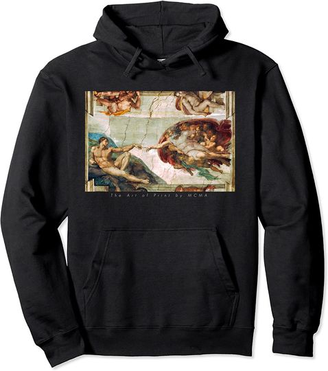 The Creation of Adam Sistine Chapel Pullover Hoodie