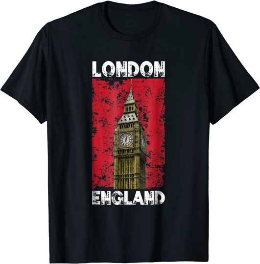 London England Big Ben Elizabeth Clock Tower T-Shirt