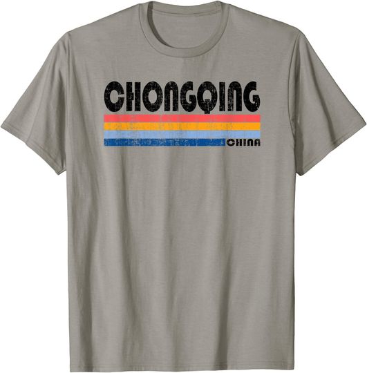 Vintage 70s 80s Style Chongqing China T-Shirt