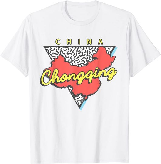 Chongqing China Vintage Triangle T-Shirt