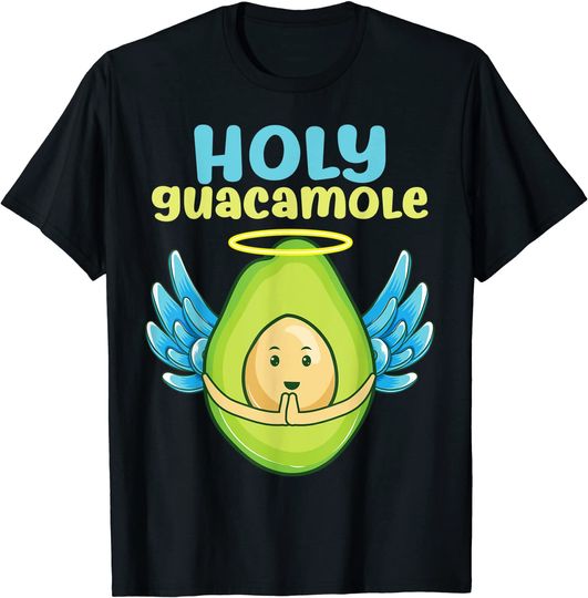 Holy Guacamole Avocado Fruit Funny Mexican Pear T Shirt