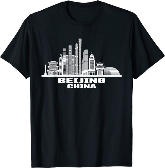 Beijing China Skyline T-Shirt