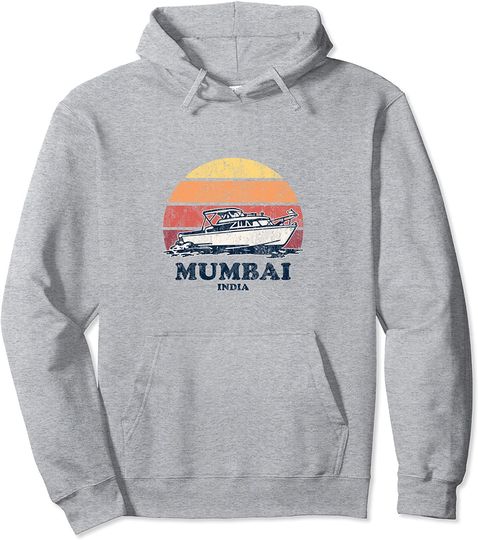 Mumbai Vintage Boating 70s Pullover Hoodie