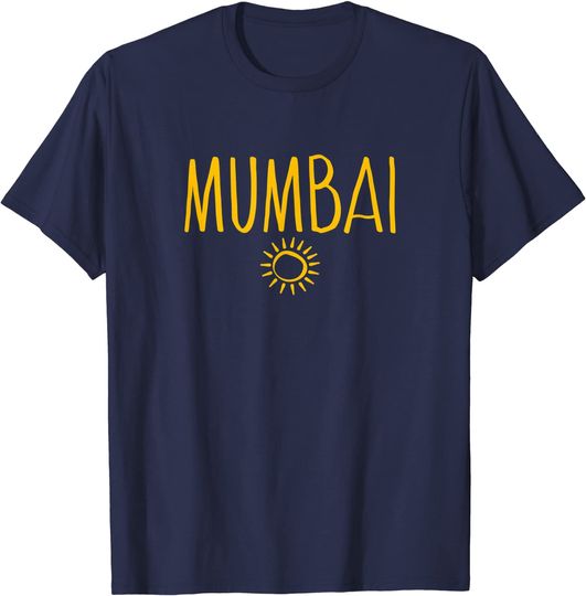 Mumbai India Sun Print T-Shirt