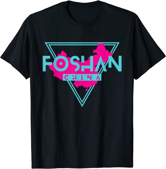 Foshan China Retro Triangle Souvenir T-Shirt