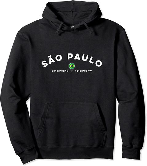 Sao Paulo Brazil Pullover Hoodie