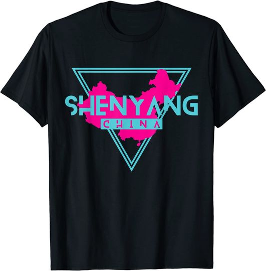 Shenyang China Retro Triangle Souvenir T-Shirt