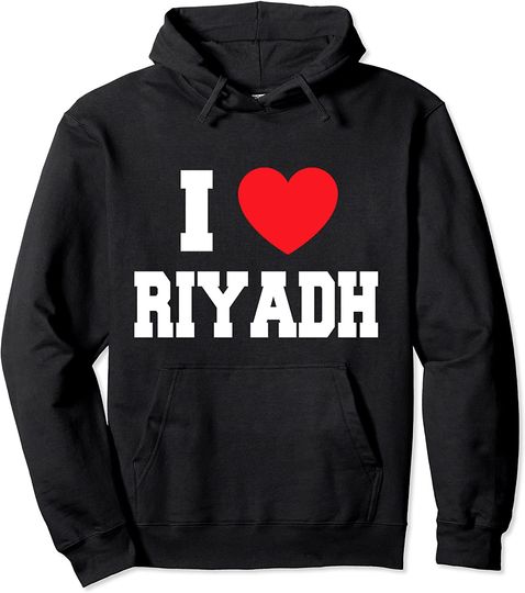 I Love Riyadh Pullover Hoodie