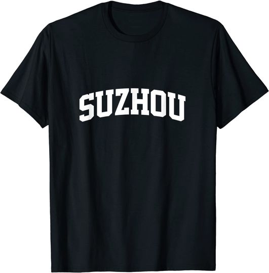 Suzhou Vintage Retro Sports Team Arch T-Shirt