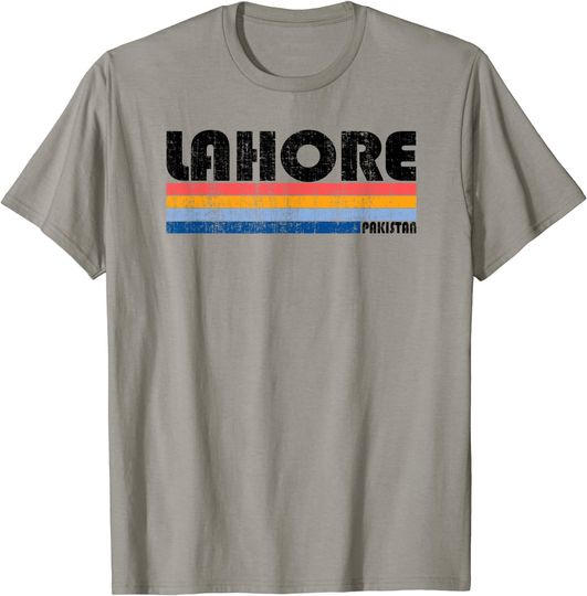 Vintage 70s 80s Style Lahore Pakistan T-Shirt