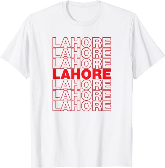 Lahore Thank You Bag Design T-Shirt