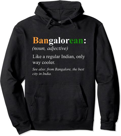 Bangalorean Definition Pullover Hoodie