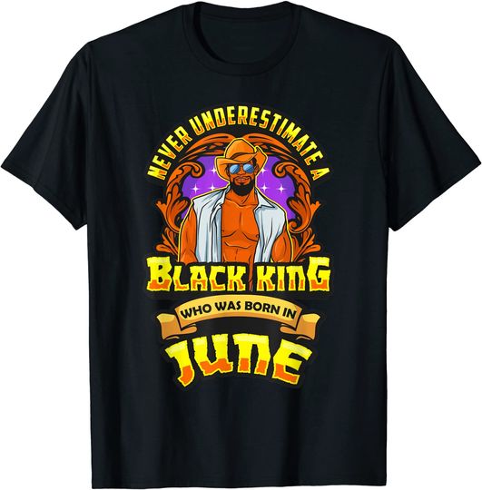 A Black King Born In June T-Shirt