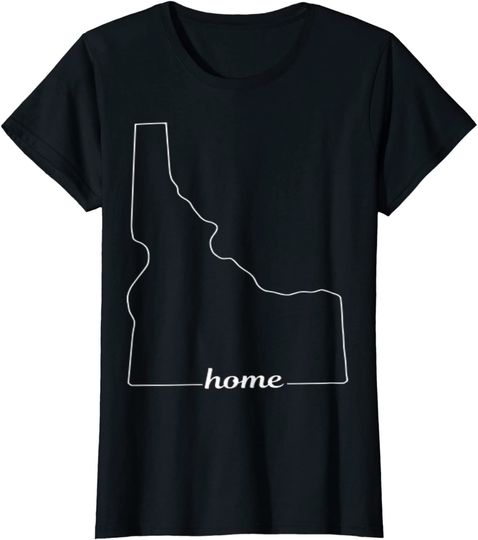 Idaho Is My Home United States State Pride T Shirt