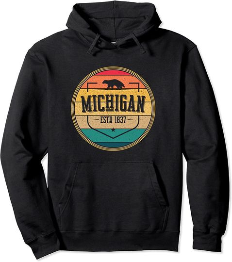 Michigan Home State Wolverine Pullover Hoodie