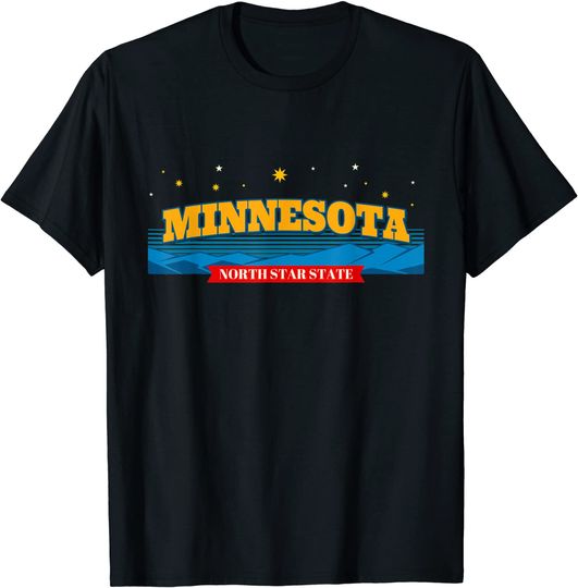 Cool Minnesota Home North Star State  T-Shirt