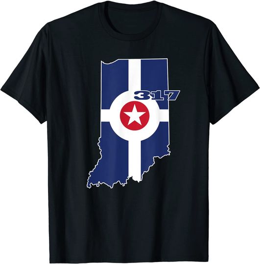 City Flag Indianapolis Indiana - Naptown T-Shirt