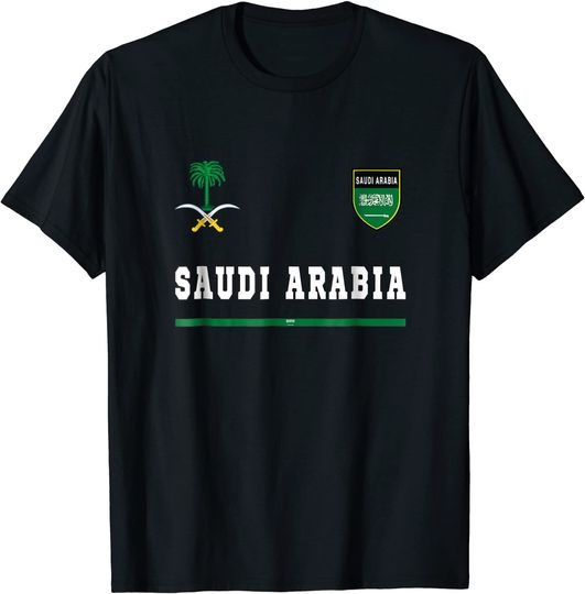 Saudi Arabia Sport Soccer Jersey T Shirt
