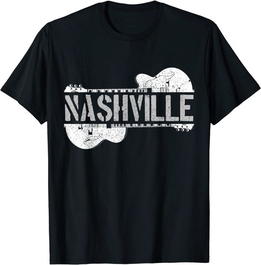 Nashville Guitar Tennessee T Shirt