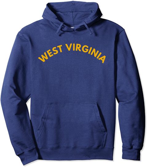 West Virginia Fans State Pullover Hoodie