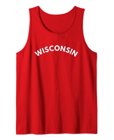 Wisconsin Fans State Tank Top