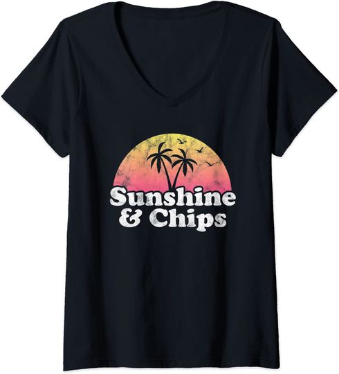 Chips Gift - Sunshine And Chips T-shirt