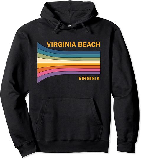 Vintage 70s Virginia Beach Pullover Hoodie