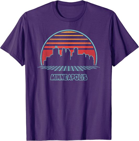 Minneapolis City Skyline T Shirt