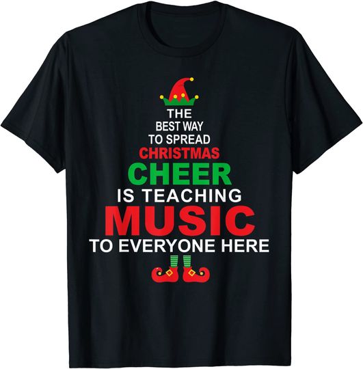 Music Teacher Christmas T Shirt