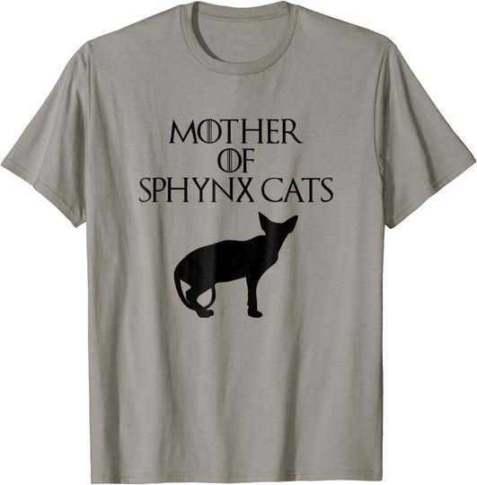 Black Mother Of Sphynx Cats T Shirt