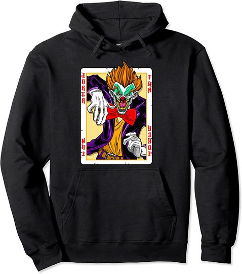 Scary Clown Killer Clowns Made Me Do It Halloween Horror Pullover Hoodie