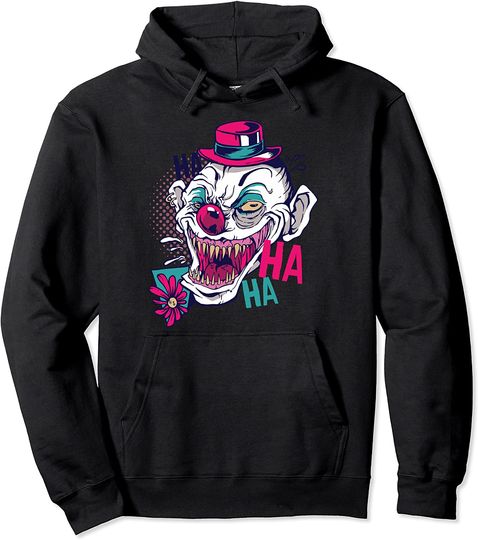 Clown Halloween Party Pullover Hoodie