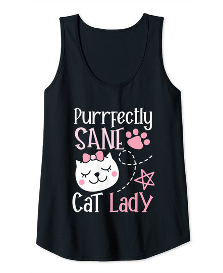 Purrfectly Sane Cat Lady Tank Top