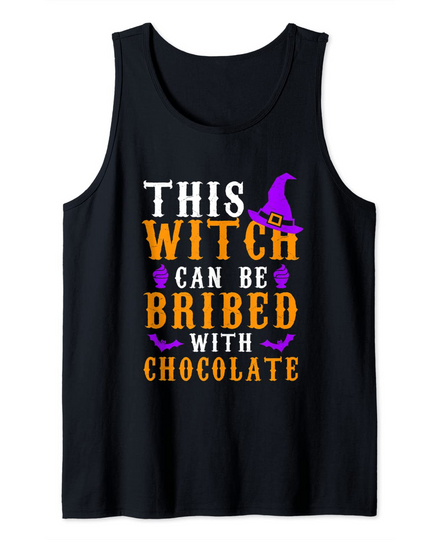 This Witch Can Be Bribed With Chocolate Tank Top
