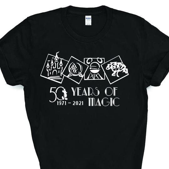 50 Years Of Magic Matching Family T Shirts Disney Vacation