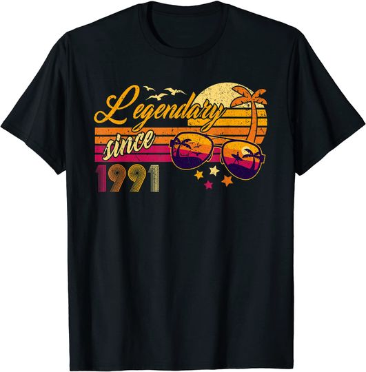 Legendary since 1991 Vintage 30. Birthday T-Shirt