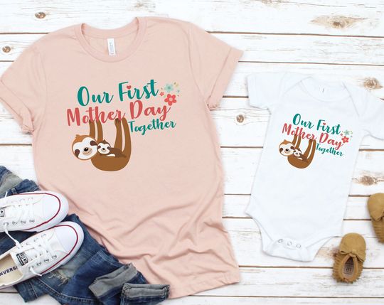 Our First Mother's Day Together Baby T-Shirt