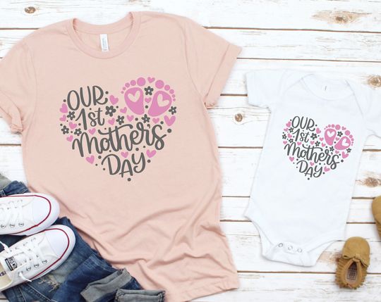 Our First Mother's Day Baby Shirt