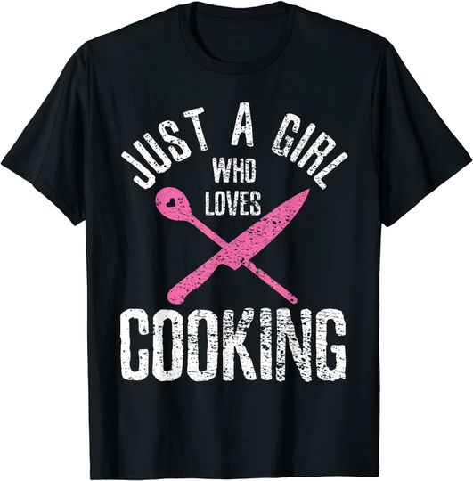 Cook Just A Girl Who Loves Cooking T-Shirt