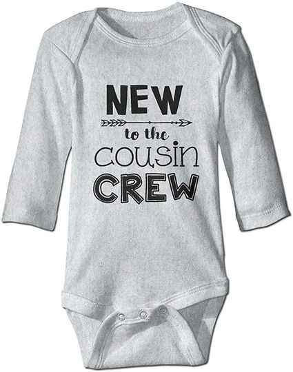 Baby New to The Cousin Crew Onesie Long Sleeve
