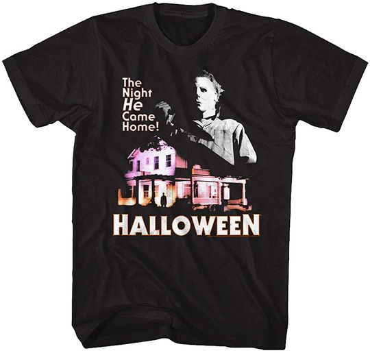 Halloween Scary Horror Slasher Film Movie Michael Myers He Came Home T-Shirt