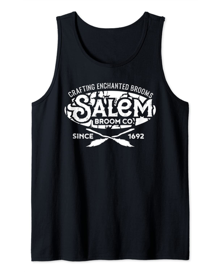 Salem Broom Company Funny Halloween Tank Top