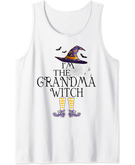 I’m The Grandma Witch Halloween matching group Tank Top