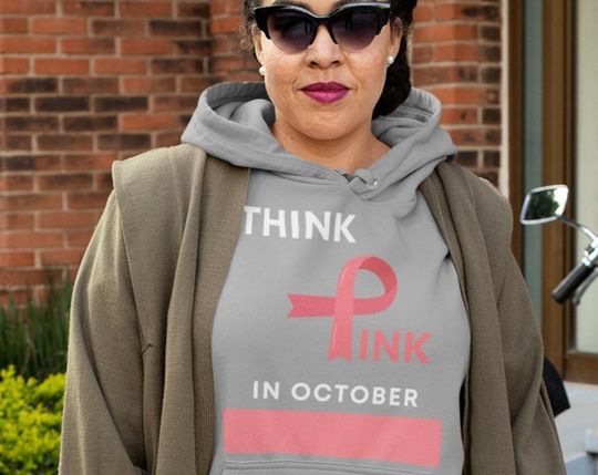 Think Pink In October Hoodie