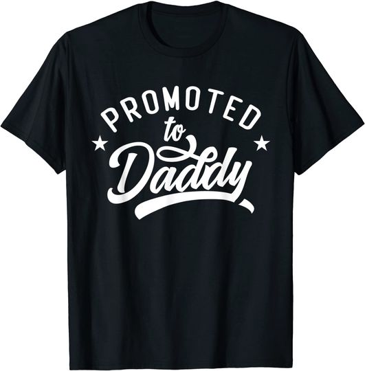 Promoted To Daddy Father Dad Pregnancy T-Shirt