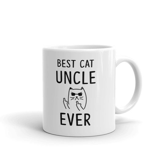 Best Cat Uncle Ever Rude Coffee Tea Mug