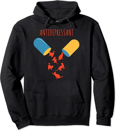 Antidepressant Cat T-shirt