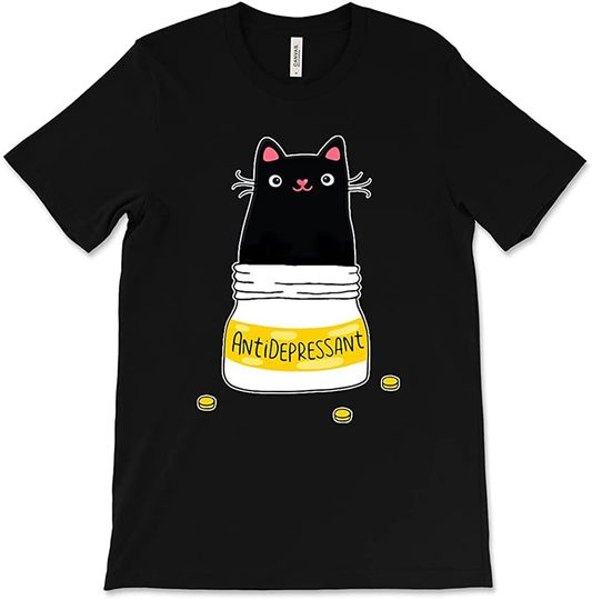 Cute Cat Kitten Antidepressant T-Shirt